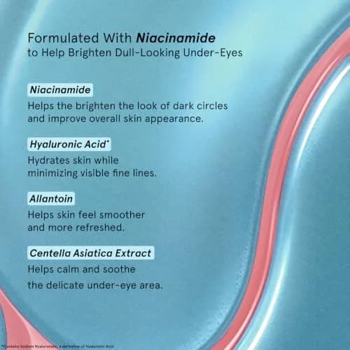 grace & stella Award Winning Under Eye Mask 24 Pairs, Blue | Vegan & Paraben-Free Gel Eye Patches for Dark Circles & Puffy Eyes thumbnail 4