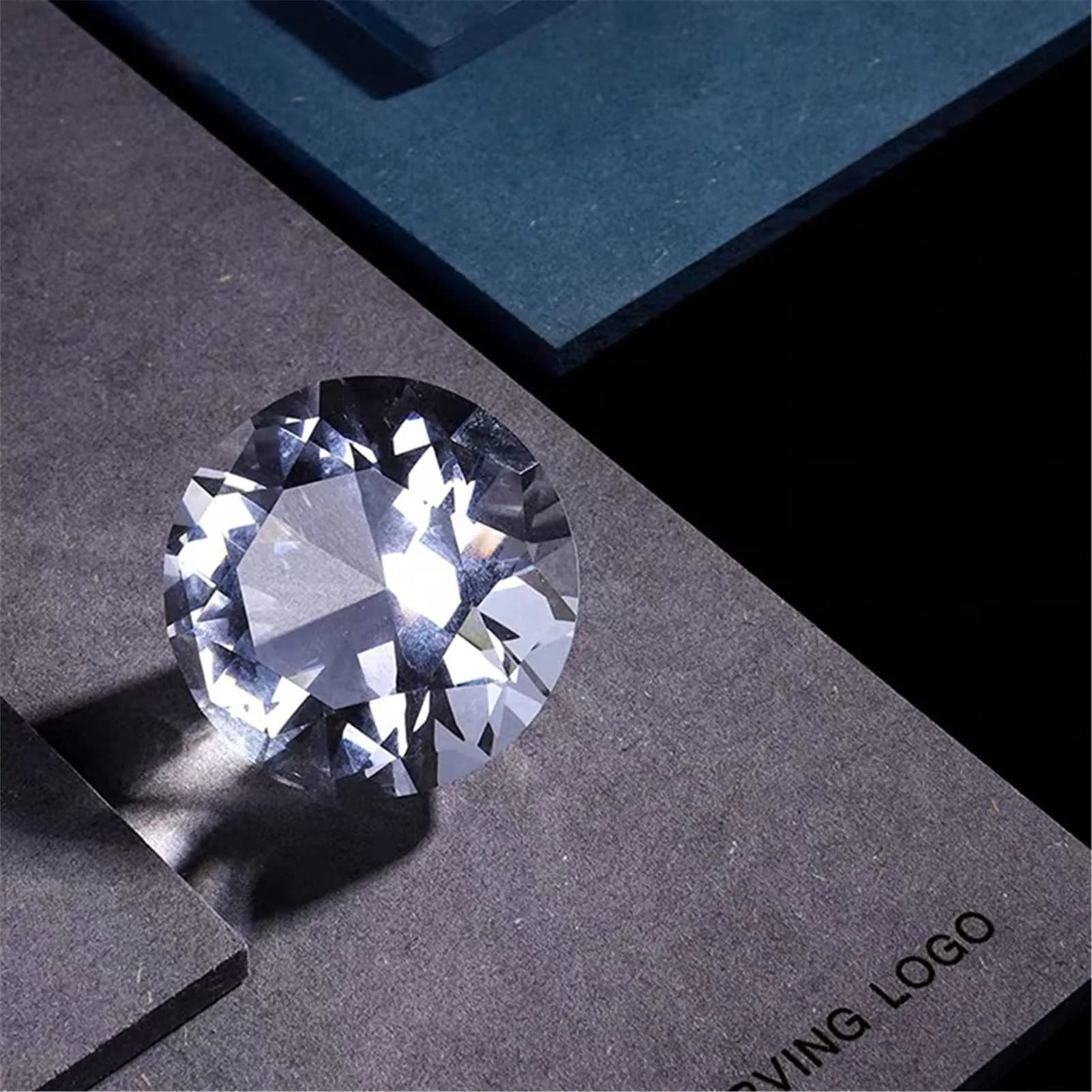 Jaydis Clear Cubic Zirconia Stones 160pcs (1mm-8mm) | Faceted Round Gems for Jewelry Making - view 3