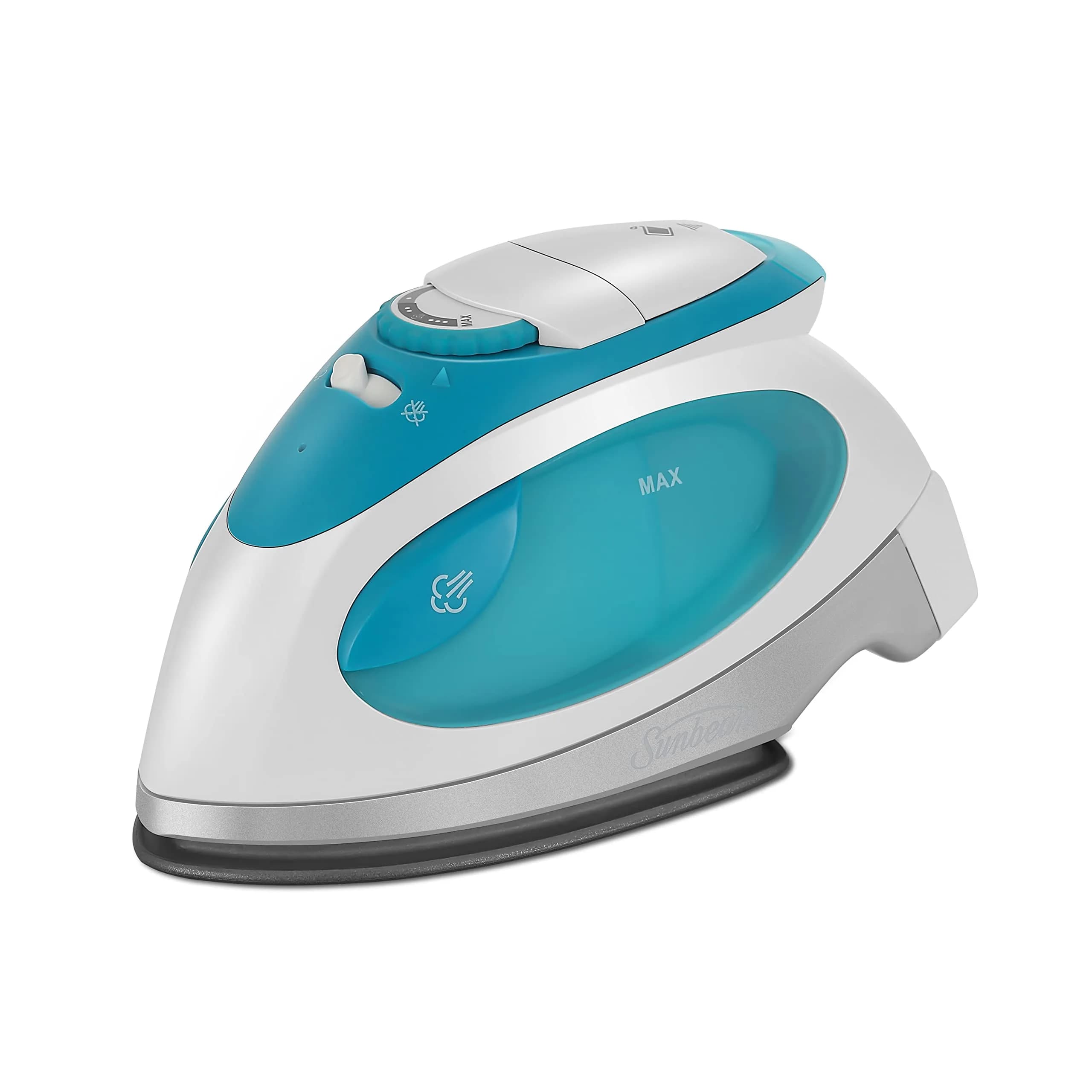 Sunbeam Travel Steam Iron 1080W Dual Voltage Compact Size Portable Non-Stick Soleplate