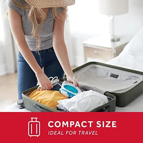 Sunbeam Travel Steam Iron 1080W Dual Voltage Compact Size Portable Non-Stick Soleplate thumbnail 6