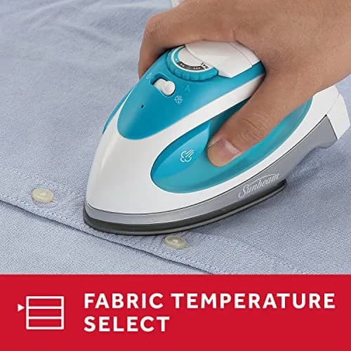 Sunbeam Travel Steam Iron 1080W Dual Voltage Compact Size Portable Non-Stick Soleplate thumbnail 2
