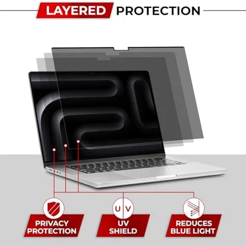 SightPro Magnetic Privacy Screen for MacBook Pro 16 Inch (2021-2026) | Protects Screen & Ensures Privacy thumbnail 7