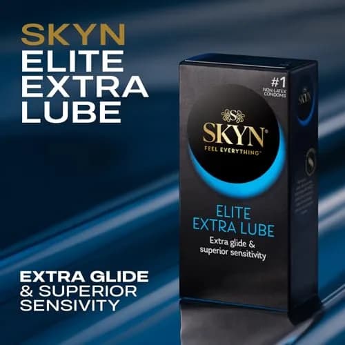 SKYN Elite Extra Lube Condoms - 36 Count - Ultra-Thin, Lubricated Latex-Free Condoms - view 2