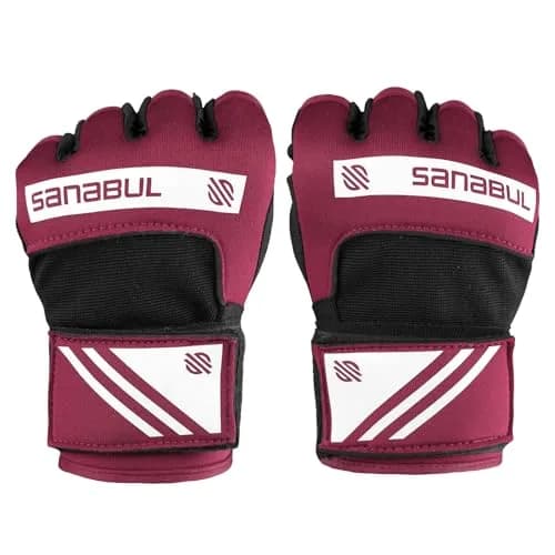 Sanabul Gel Boxing Hand Wraps for Men & Women Purple/White | Superior Knuckle & Wrist Support (120 chars) thumbnail 2