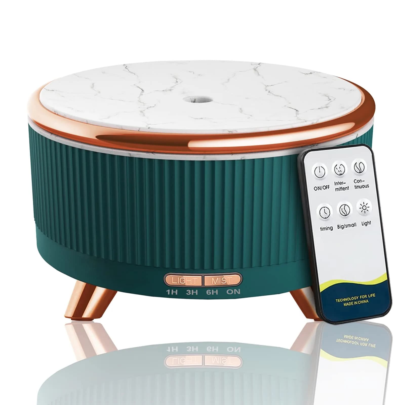 Jpord 500ml Cool Mist Aroma Diffuser with Remote & 7-Color LED | Covers Up to 380 sq ft