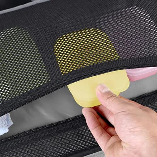 Quatish Leakproof Soap Dish with Lid & Draining Layer | Portable Travel Soap Holder for Camping & Gym, Yellow thumbnail 5