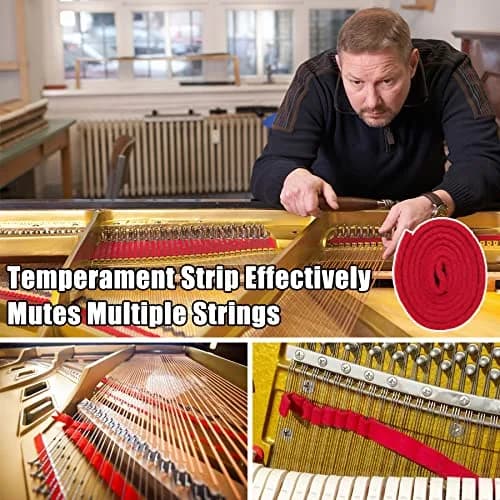 TADYAO Professional Piano Tuning Kit with Hammer & Mute Tools | 6-Piece Set thumbnail 3