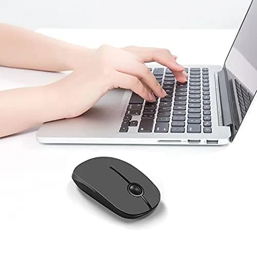 Unipows Wireless Mouse-2.4G Slim Portable Computer Mouse | Quiet, Ambidextrous, 3-Button, 15m Range thumbnail 6