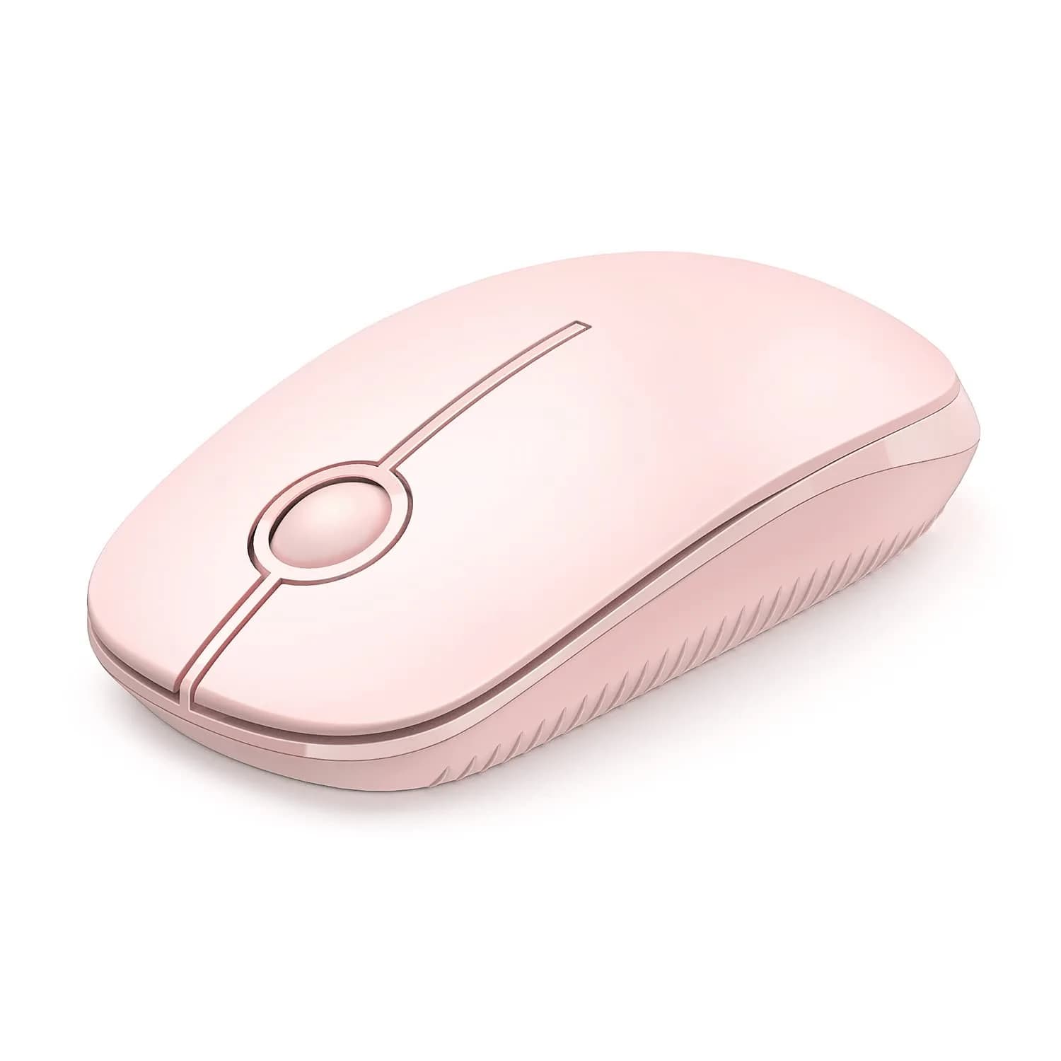 Unipows Wireless Mouse-2.4G Slim Portable Computer Mouse, Black Silver | Quiet Click & High DPI — Pink
