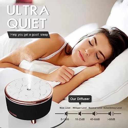 Jpord Aroma Diffuser 500ml | Ultrasonic Mist, 4 Modes, Whisper-Quiet, Remote & 7-Color LED thumbnail 4