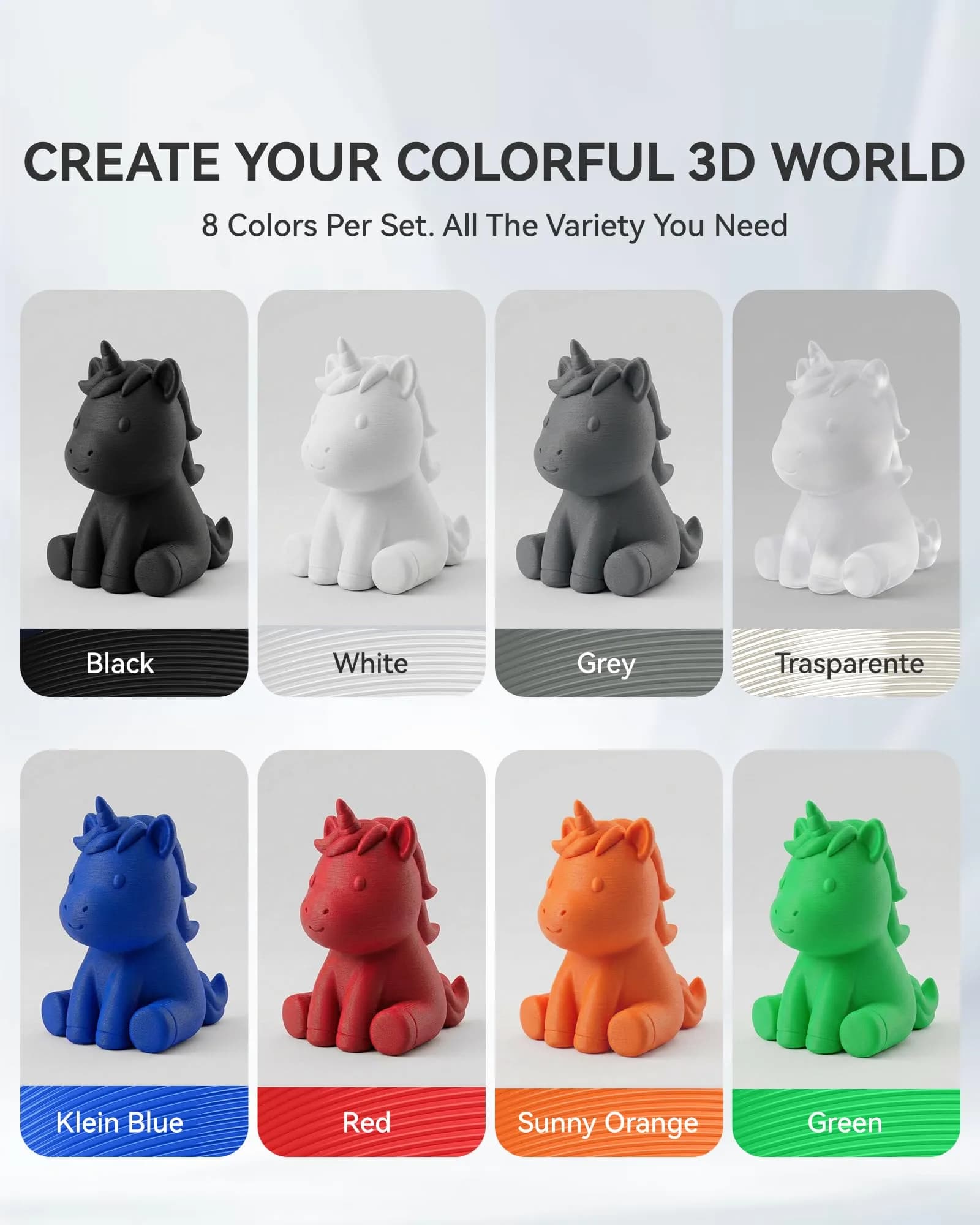 SUNLU 250g PLA Filament Bundle 1.75mm | Multicolor 3D Printer Filament for Precise, Beginner-Friendly Prints thumbnail 4