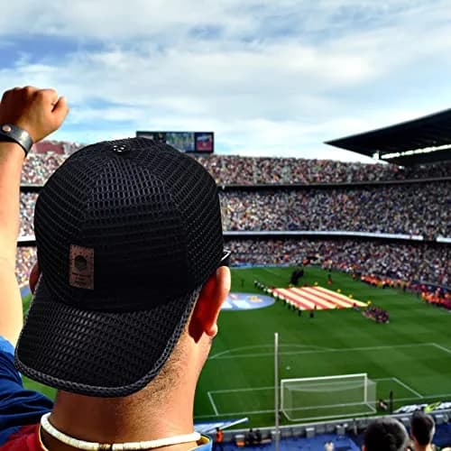 KECOP Full Mesh Baseball Cap Black | Breathable Lightweight Summer Hat for Men & Women thumbnail 5