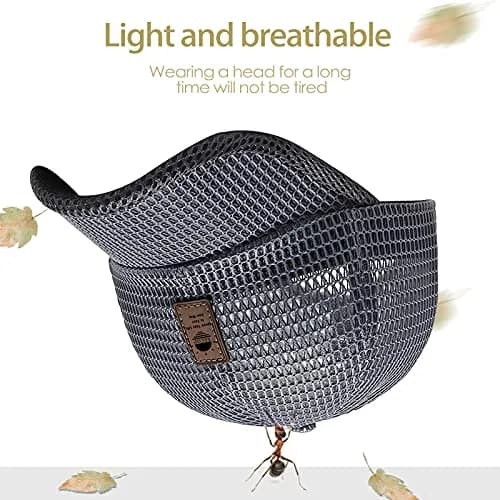KECOP Full Mesh Cap Dark Grey | Breathable Cooling Hat for Men & Women, Lightweight Polyester, Adjustable Fit thumbnail 4