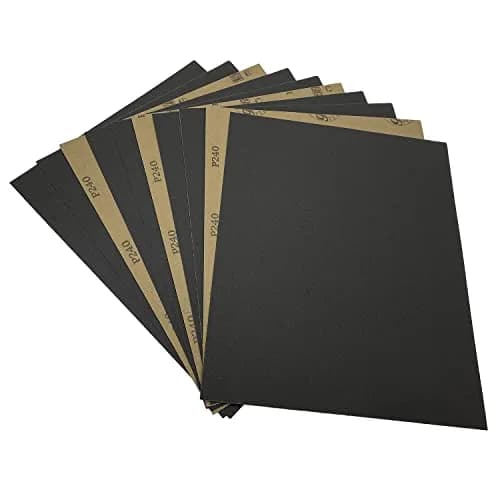 AutKerige 240 Grit Wet Dry Sandpaper Sheets 9x11 Inch (10PCS) | Silicon Carbide for Smooth Finishes thumbnail 1