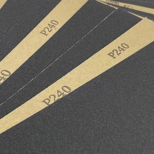 AutKerige 240 Grit Wet Dry Sandpaper Sheets 9x11 Inch (10PCS) | Silicon Carbide for Smooth Finishes thumbnail 3
