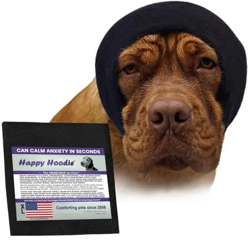 ZONI PETS Happy Hoodie The Original Dog & Cat Calming Band for Noise & Anxiety Relief | Stress-Reducing, Gentle Compression (70-120 chars) thumbnail 1