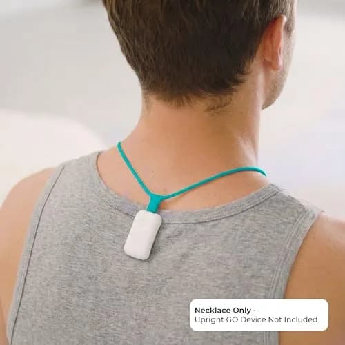 Upright GO Magnetic Necklace (Turquoise) for GO S and GO 2 Posture Trainer | Adhesive-Free All-Day Wear thumbnail 3