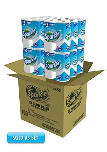 Sparkle Pick-A-Size Paper Towels, 24 Triple Rolls (3960 Sheets) | Strong & Absorbent for Everyday Cleaning thumbnail 2