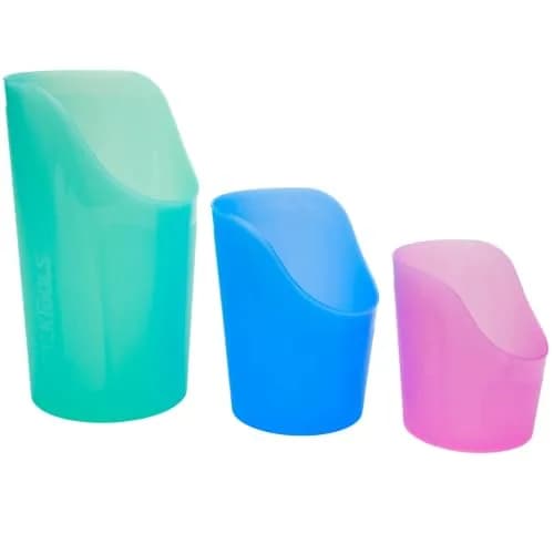 TalkTools Cut-Out Nosey Cups (3 Sizes, 3 Colors) | Therapy Training Cups for Stable Drinking & Motor Support thumbnail 1