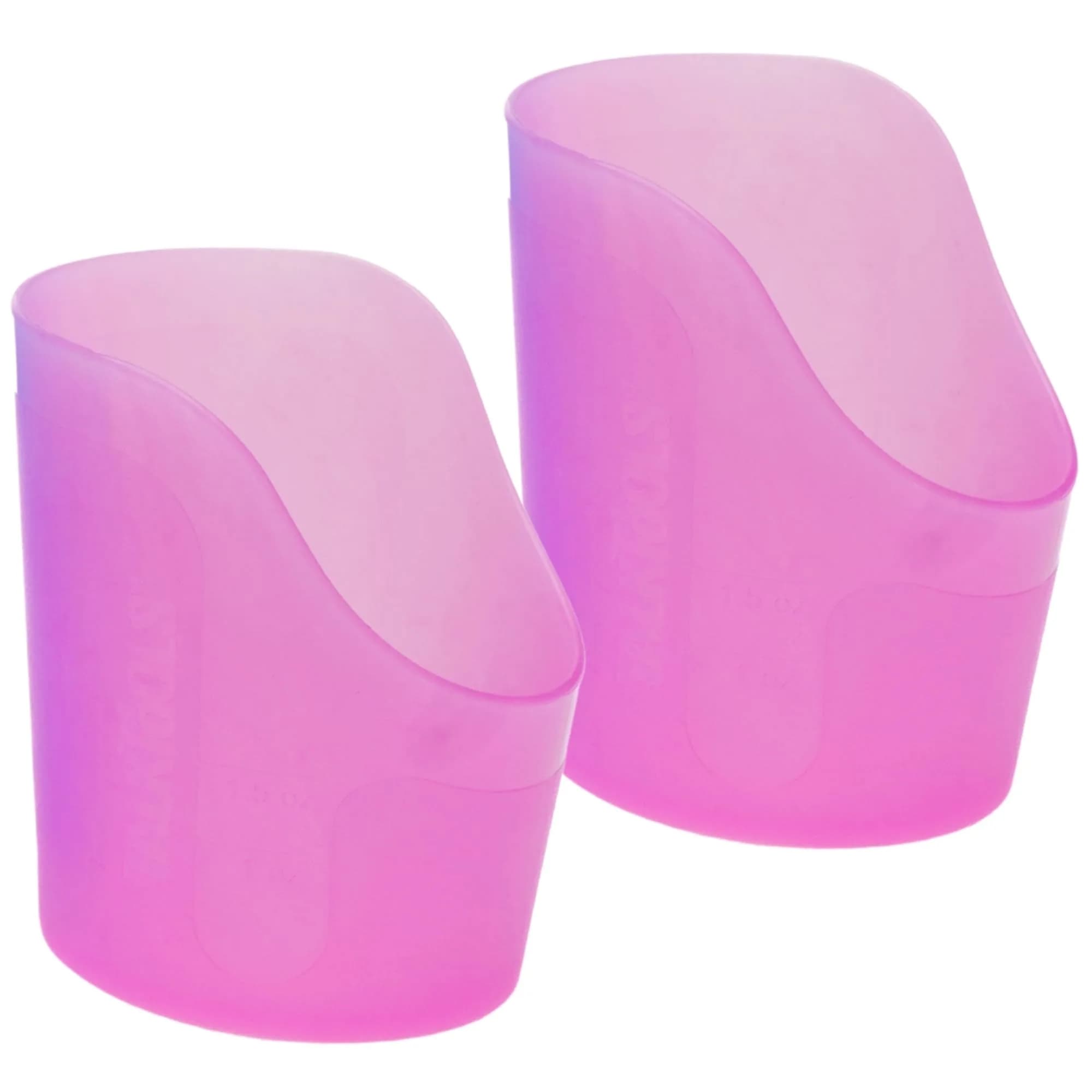 TalkTools Cut-Out Cups for Special Needs - 1.5 Oz Pink (2-Pack) | Motor and Coordination Support for Elderly — Pink