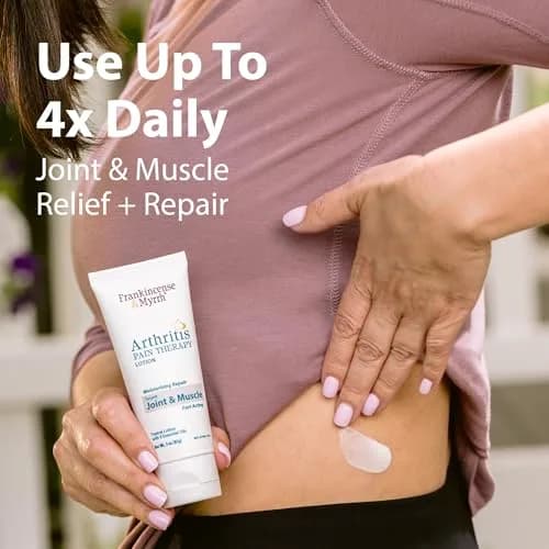 Frankincense & Myrrh Arthritis Pain Therapy Lotion, 3oz | Fast Relief for Joints & Back thumbnail 5