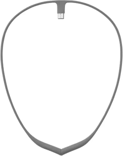 Upright GO Magnetic Necklace for GO 2 & GO S Posture Trainer (Small, Gray) | Silicone, USB-C Magnetic Clasp thumbnail 1