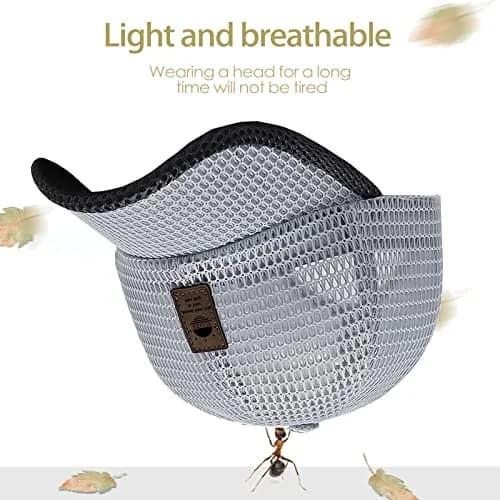 KECOP Mesh Hats for Men & Women | Breathable Summer Caps, Quick Dry, Adjustable Fit, Light Grey thumbnail 3