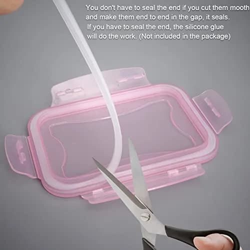 Business King Silicone Gaskets Replacement for Glass Meal Prep Container Lids, 4M | Universal BPA-Free Seal for Food Storage thumbnail 3