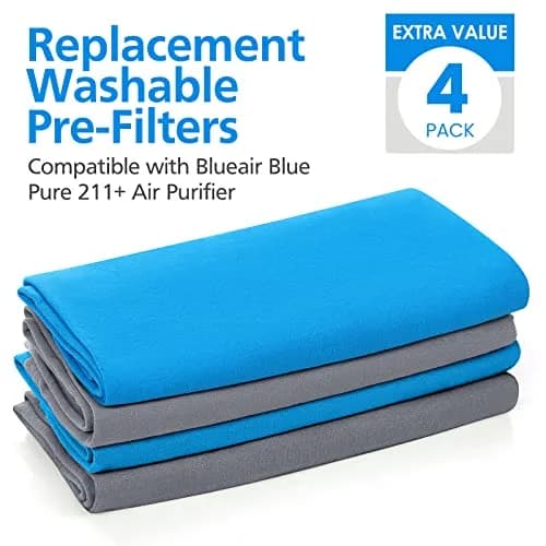 Cabiclean 4 Pack 211+ Replacement Washable Pre-Filters | 15.7cm x 20.5cm x 1.3cm (6.2 x 7.5 x 0.5 inches) thumbnail 7