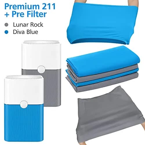 Cabiclean 4 Pack 211+ Replacement Washable Pre-Filters | 15.7cm x 20.5cm x 1.3cm (6.2 x 7.5 x 0.5 inches) thumbnail 2
