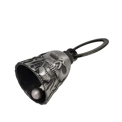 Dream Apparel Skull & Flame Guardian Angel Motorcycle Bell - Ride with Style thumbnail 4