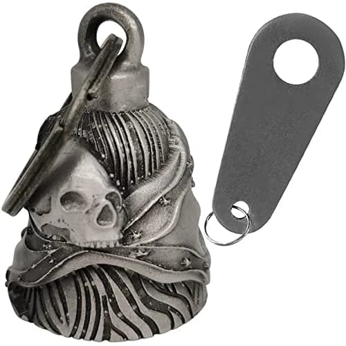Dream Apparel Guardian Angel Motorcycle Bell | Zinc Alloy, 2.9cm (1.18") Diameter thumbnail 1
