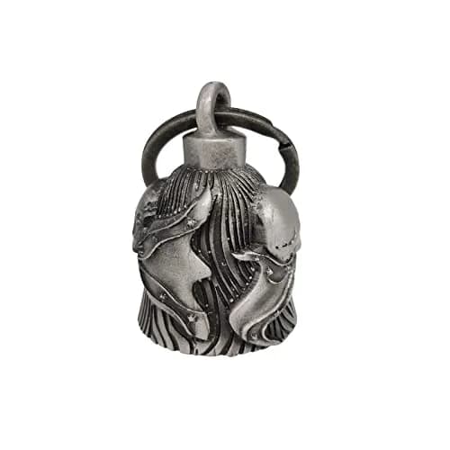 Dream Apparel Guardian Angel Motorcycle Bell | Zinc Alloy, 2.9cm (1.18") Diameter thumbnail 3