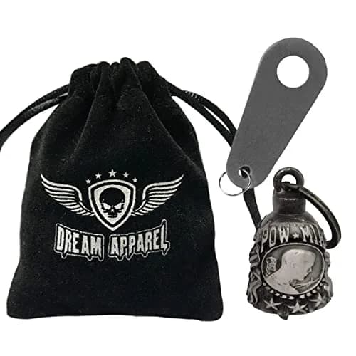 Dream Apparel Guardian Angel Motorcycle Bell | Drive Away Gremlin, Biker Bell for Men Women Rider Riding, Good Luck Gift thumbnail 2