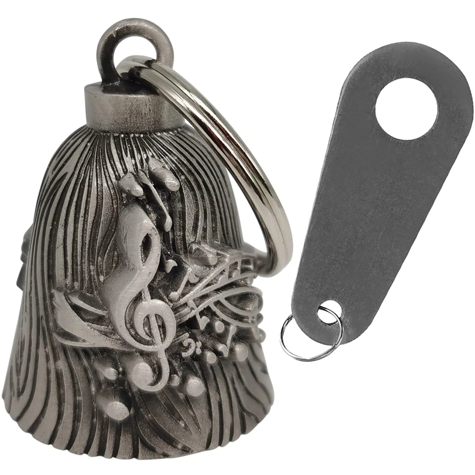 Dream Apparel Musical Note Guardian Angel Motorcycle Bell | Ride with Good Luck Charm - main product image