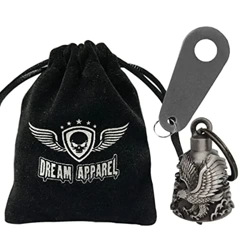 Dream Apparel Eagle Guardian Angel Motorcycle Bell - Drive Away Gremlins thumbnail 2