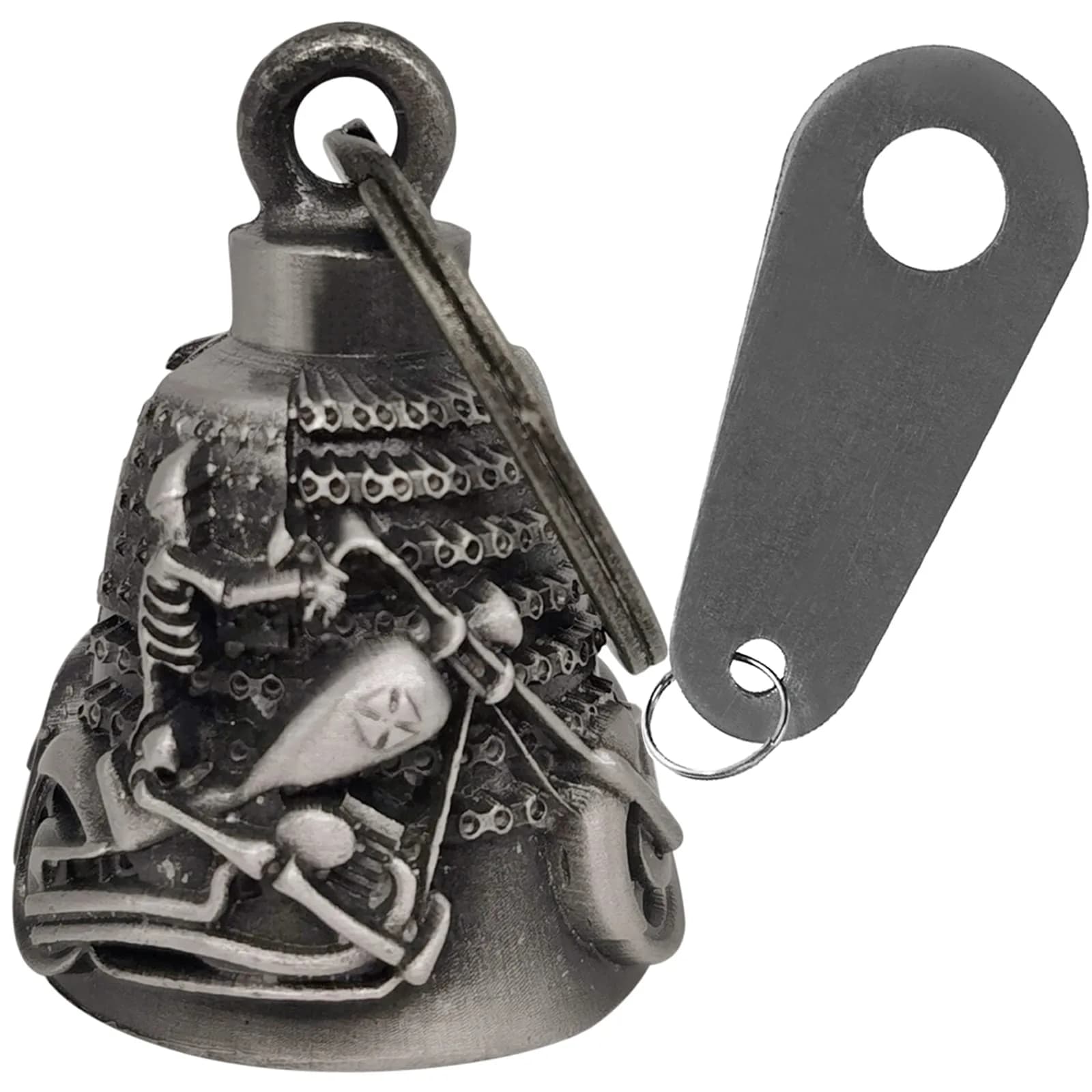 Dream Apparel Biker & Skull Guardian Angel Motorcycle Bell - Ride with Protection - main product image