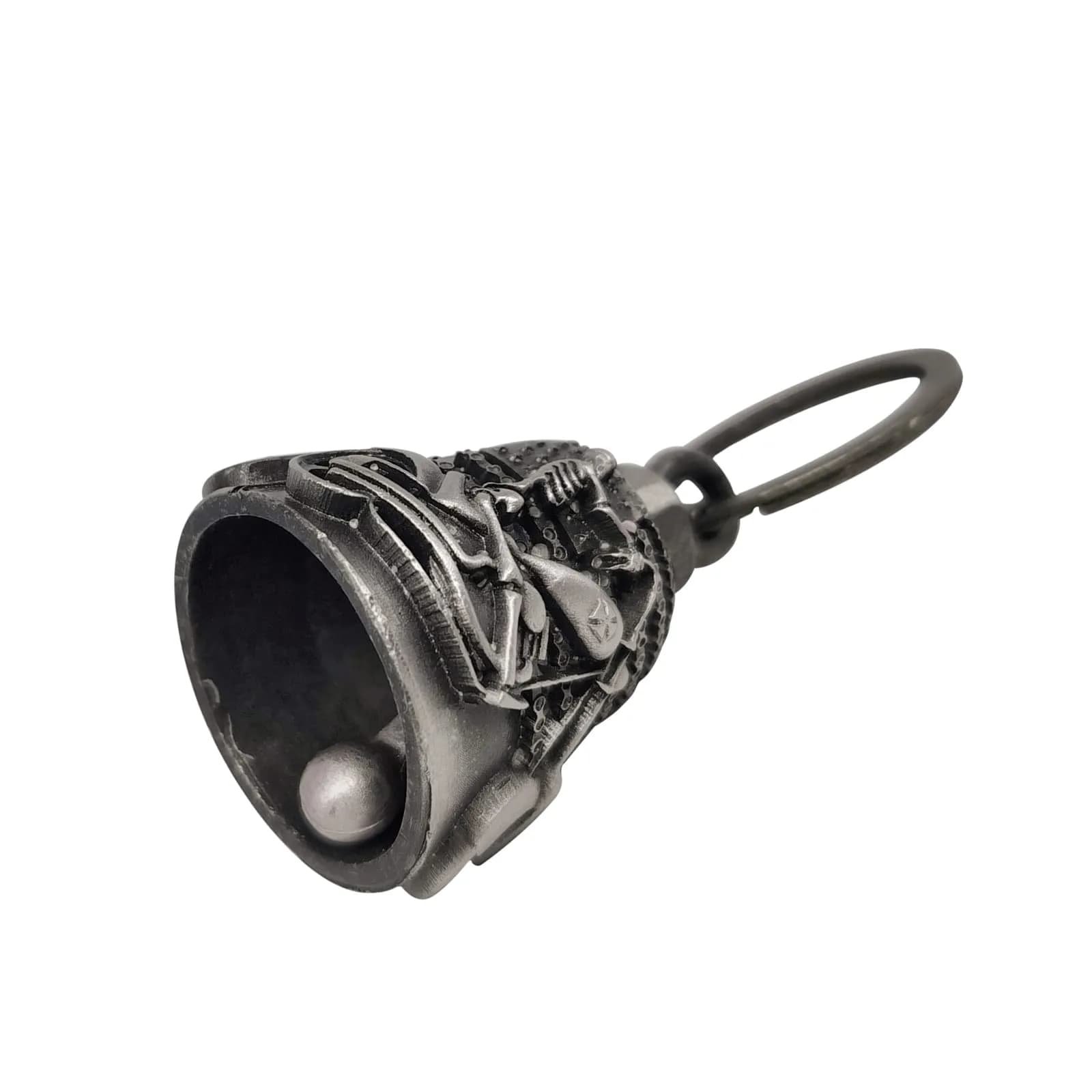 Dream Apparel Biker & Skull Guardian Angel Motorcycle Bell - Ride with Protection - view 4
