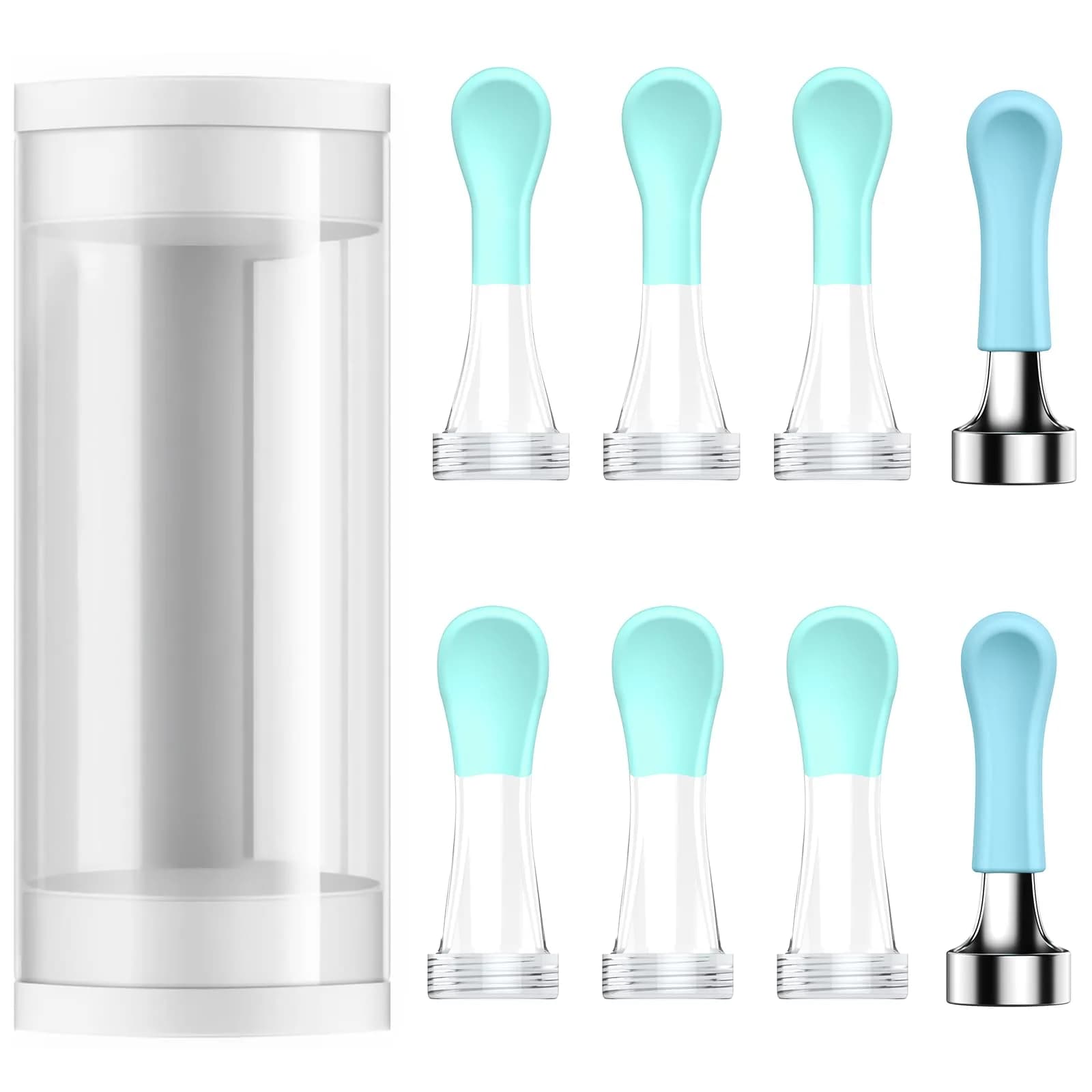 BEBIRD Replacement Tips Ear R1-8 PCS Waterproof Silicone Ear Spoon for Wet/Dry Earwax Cleaning | Original Ear Cleaner Tips Set for W3/R3/T15/X3/D3Pro/M9
