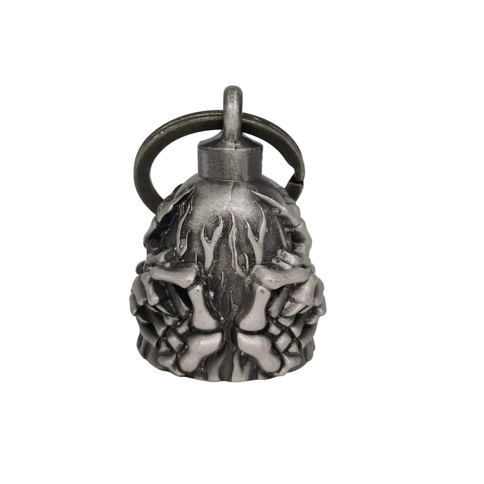 Dream Apparel Guardian Angel Motorcycle Bell - Finger & Skeleton Design | Ride Safe - view 3