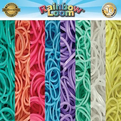 Rainbow Loom Treasure Box Pastel Edition - 8,000 Rubber Bands & 2 Happy Looms | Art Craft Kit for Ages 7+ thumbnail 7