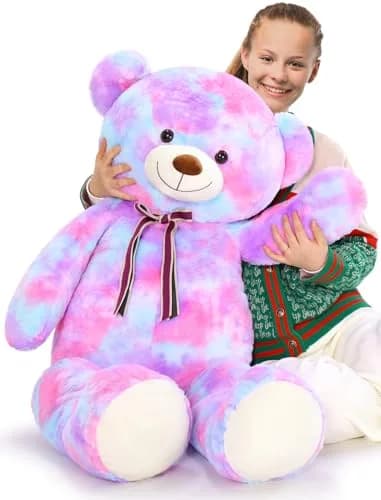 Tezituor Big Teddy Bear 52'' Giant Plush Toy, Soft & Safe for Kids & Adults thumbnail 6