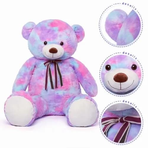 Tezituor Big Teddy Bear 52'' Giant Plush Toy, Soft & Safe for Kids & Adults thumbnail 9