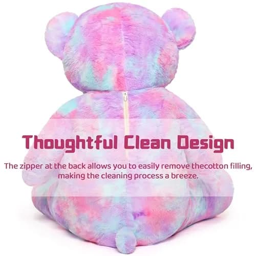 Tezituor Big Teddy Bear 52'' Giant Plush Toy, Soft & Safe for Kids & Adults thumbnail 3