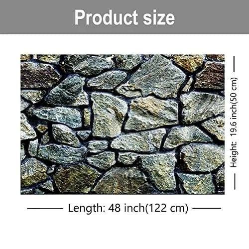 ELEBOX Fish Backgrounds Paper 19" x 48" | 3D Stone & Trees Aquarium Decor thumbnail 7