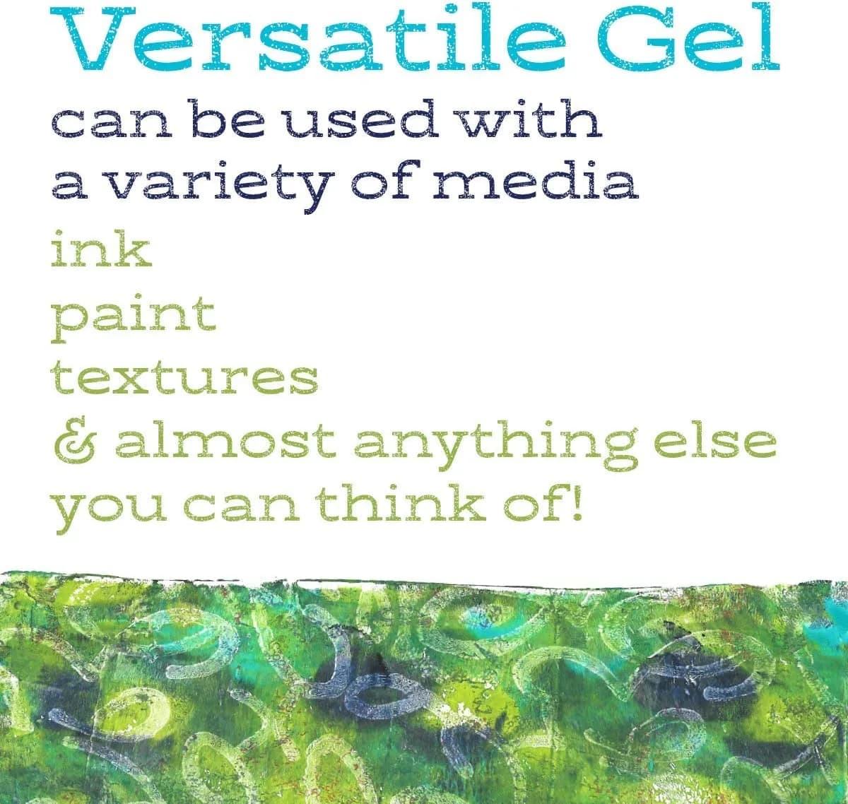 Gel Press Printing Plate Combo 20.3cm x 25.4cm (8"x10") + 12.7cm x 17.8cm (5"x7") | Easy Monoprinting for Art & Crafts - view 3