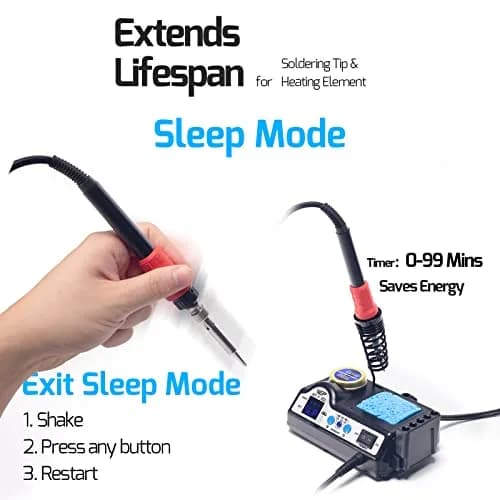 WEP 927-IV Soldering Station Kit High-Power 110W | Space-Saving, Precise & USA-Imported (110-127V) thumbnail 8