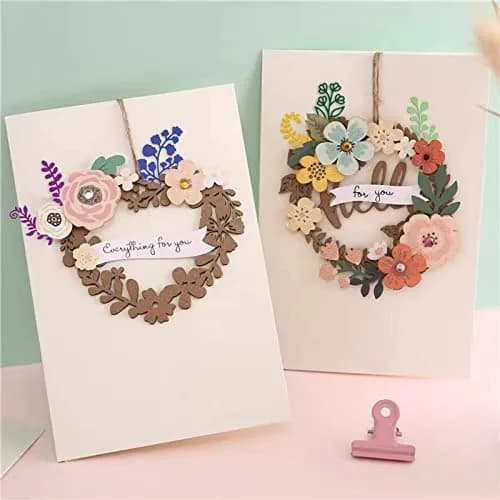 INFUNLY Fern Leaf Cutting Dies 15pcs | Creative Scrapbooking & Card Making Tool thumbnail 3