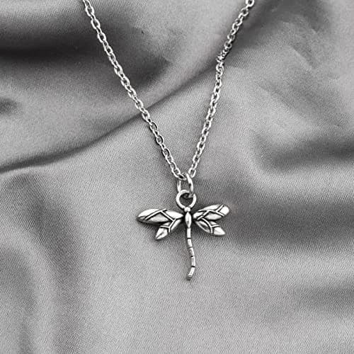 TGBJE Dragonfly Necklace - Spirit Animal Gift for Women & Daughters - Charm Jewelry thumbnail 5