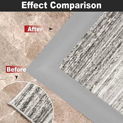 MYFAMIREA Gray PVC Floor Transition Strip 3.05 m (10 ft) | Self-Adhesive Edging Trim for Doorways Under 5 mm Height thumbnail 7